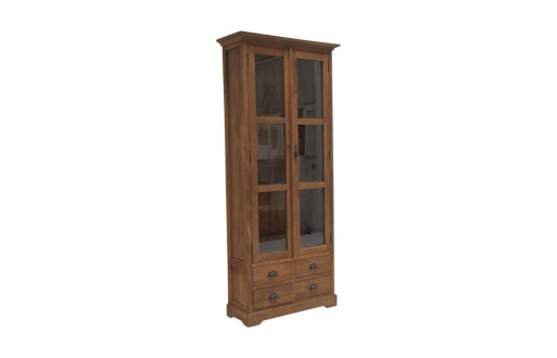 Vitrine AG702 Massivholz Teak Dengkleh